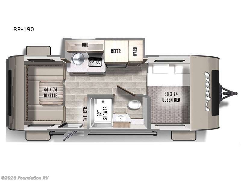 Used 2021  Forest River  R Pod RP-190 by Forest River from Foundation RV in Wichita Falls, TX