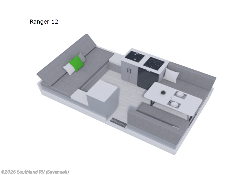 New 2026 Aliner Ranger 12 Sofa Bed available in Savannah, Georgia