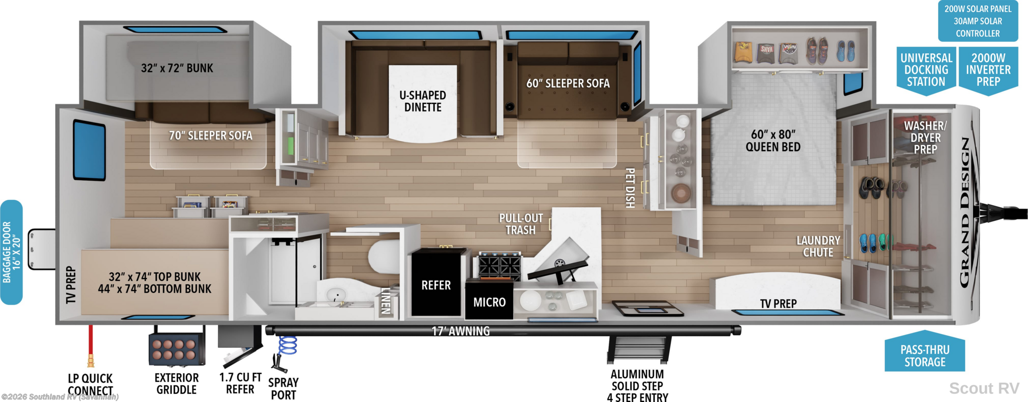 New 2027 Grand Design Transcend 335BHT available in Savannah, Georgia