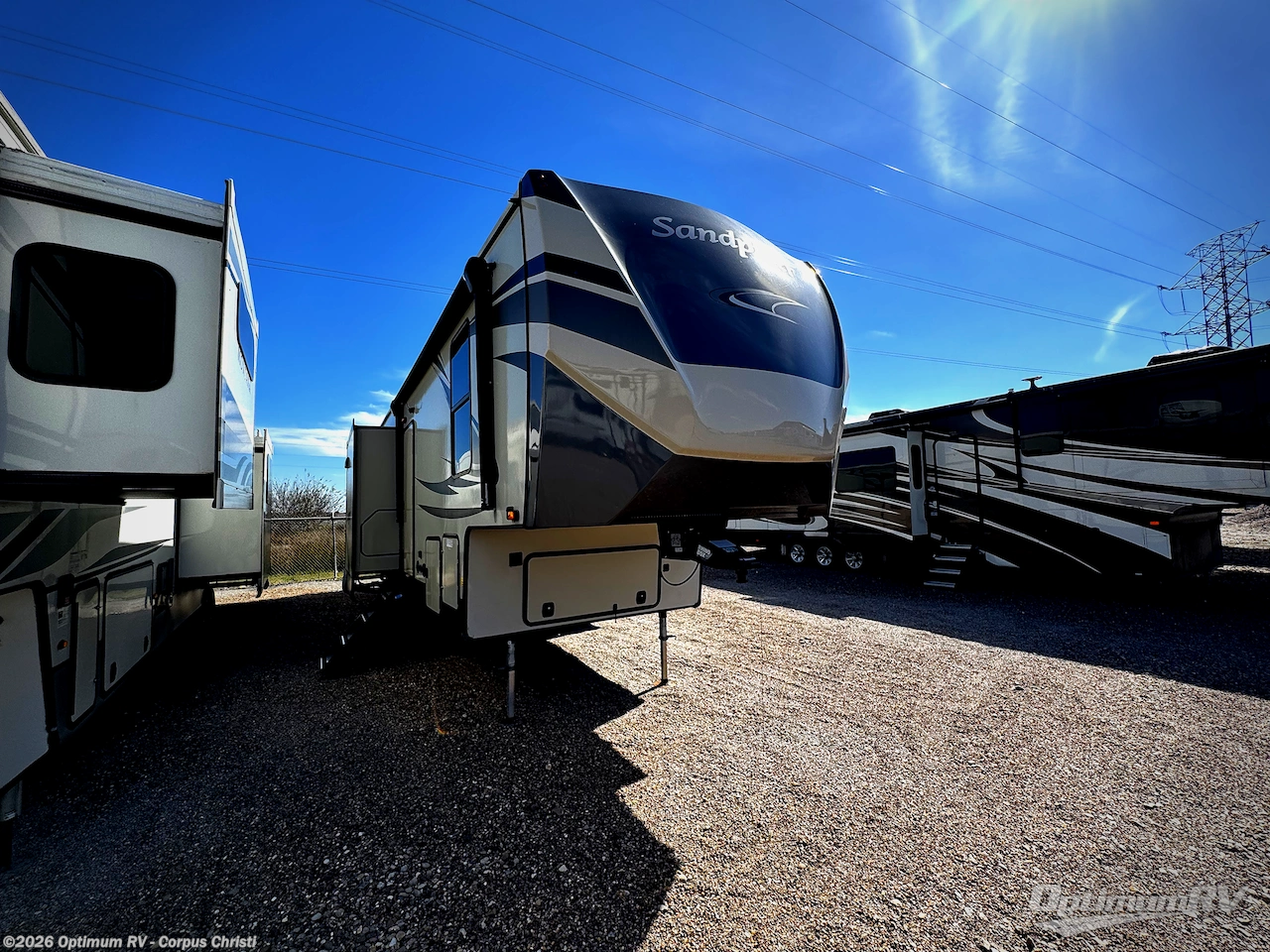 Used 2021 Forest River Sandpiper C-Class 3440BH available in Robstown, Texas