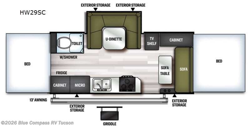 Used 2021 Forest River Flagstaff High Wall HW29SC available in Tucson, Arizona