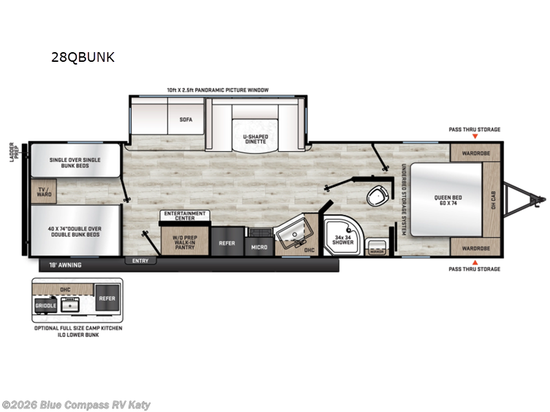 New 2026 Forest River Aurora Light 28QBUNK available in Katy, Texas