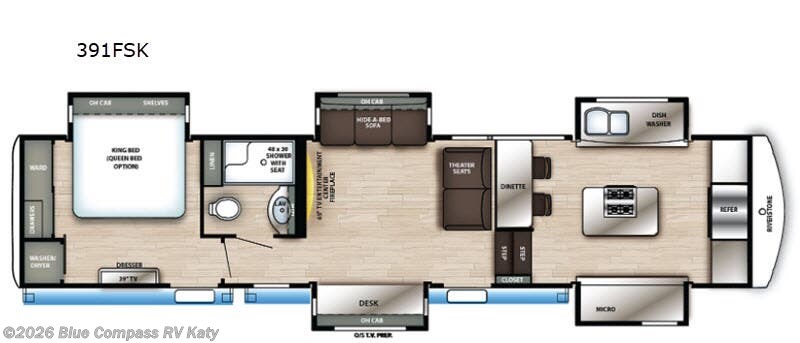 Used 2021 Forest River RiverStone 391FSK available in Katy, Texas