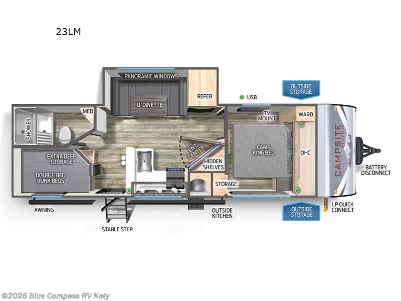 Used 2024 Forest River Campsite Reserve 23LM available in Katy, Texas