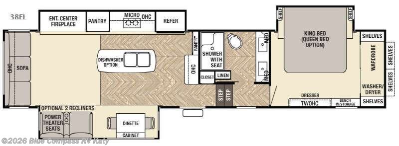 Used 2016 Forest River Cedar Creek Champagne Edition 38EL available in Katy, Texas