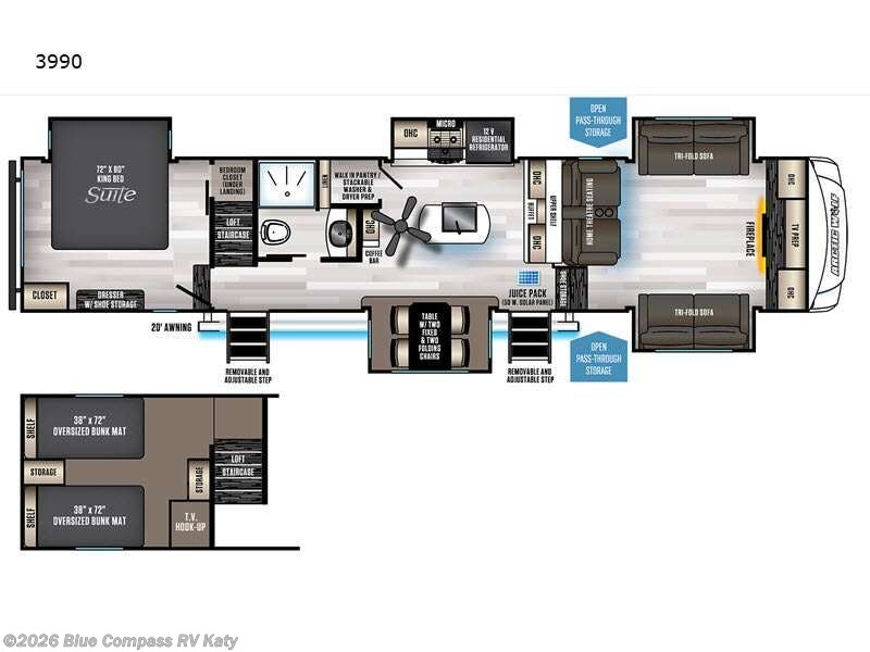 Used 2022 Forest River Cherokee Arctic Wolf Suite 3990 available in Katy, Texas