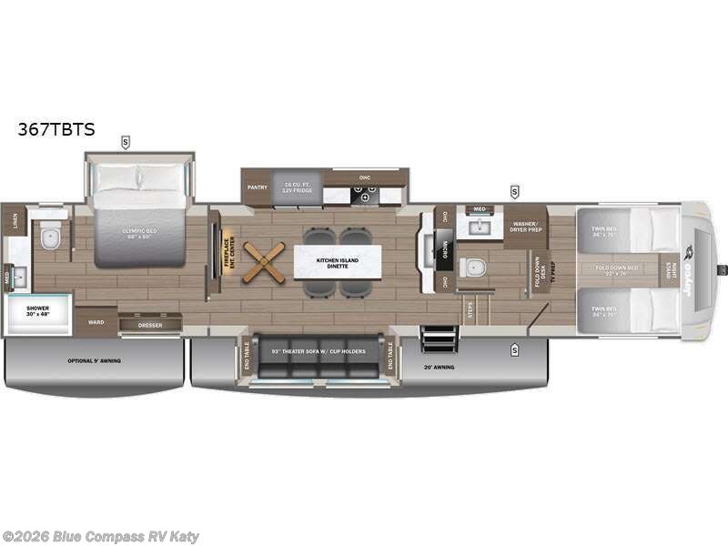 New 2027 Jayco Eagle 367TBTS available in Katy, Texas