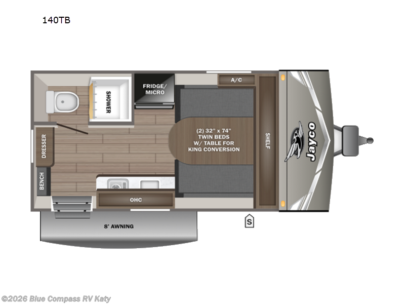 New 2027 Jayco Jay Flight 140TB available in Katy, Texas