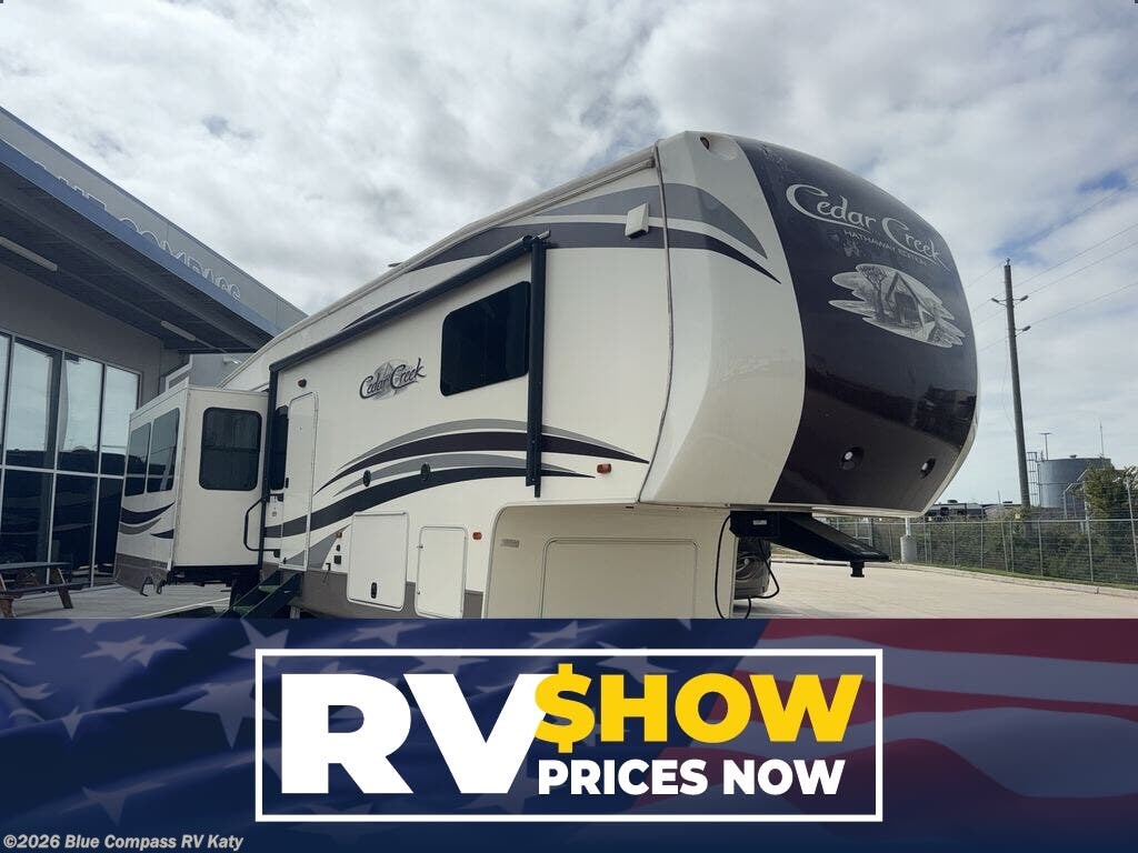 Used 2017  Forest River Cedar Creek Hathaway Edition 36CK2 by Forest River from Blue Compass RV Katy in Katy, TX