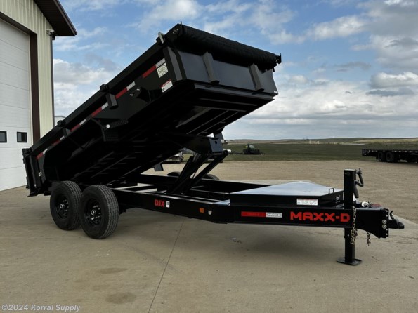 2023 MAXXD DJX 14FT BUMPER PULL DUMP TRAILER available in Douglas, ND