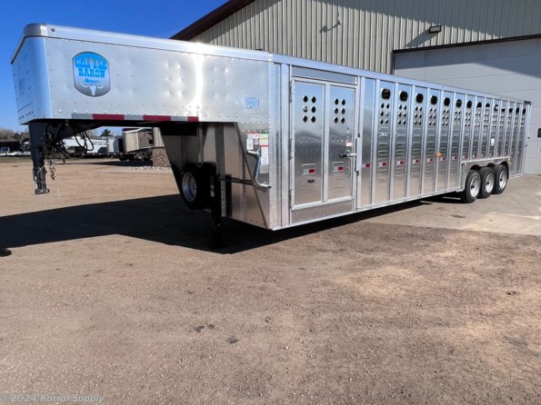 2025 Merritt 32FT Livestock Trailer - 3 Compartments available in Douglas, ND