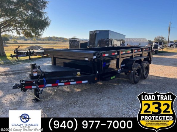 2024 Load Trail DL 83X14x2  Heavy Duty Dump Trailer 14K GVWR available in Whitesboro, TX