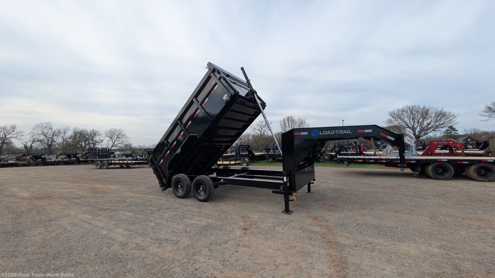2026 Load Trail DG 83X14X4 Telescopic Gooseneck Dump Trailer 7GA 14K