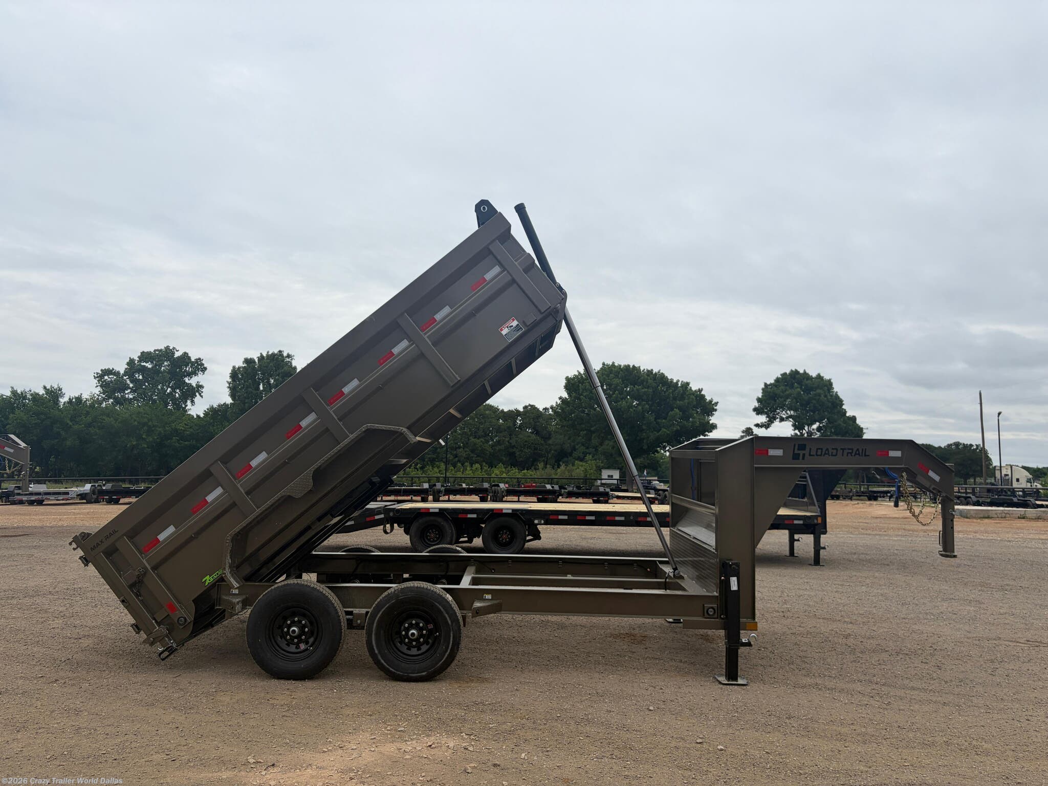 2026 Load Trail DG 83X14X3 Telescopic Gooseneck Dump Trailer 7GA 14K