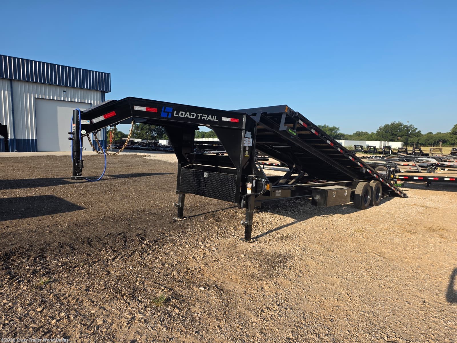 2027 Load Trail GE 102X28 Gooseneck Equipment Tilt Deck Trailer 16K