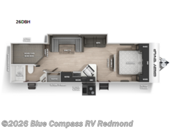 Used 2022 Forest River Cherokee Grey Wolf 26DBH available in Redmond, Oregon