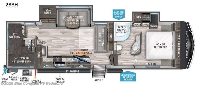 Used 2021 Grand Design Reflection 28BH available in Redmond, Oregon
