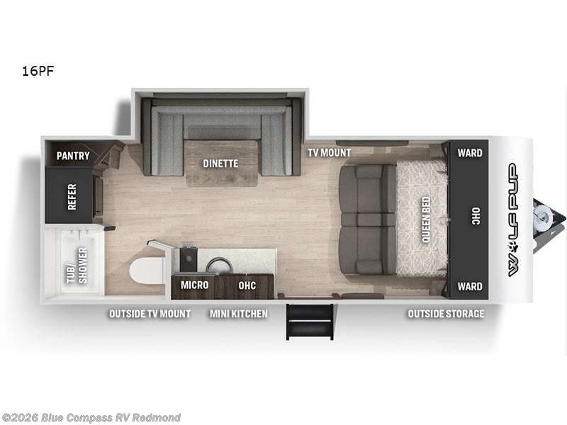 Used 2021 Forest River Cherokee Wolf Pup 16PF available in Redmond, Oregon