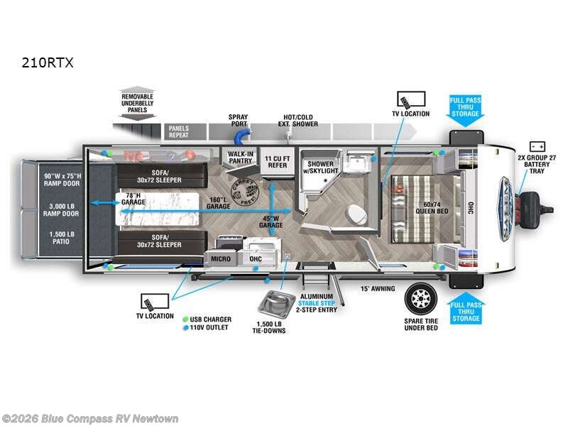 Used 2022 Forest River Salem FSX 210RTX available in Newtown, Connecticut