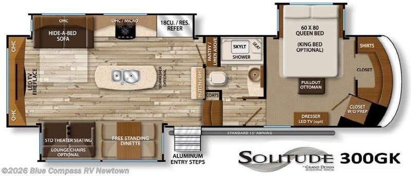 Used 2016 Grand Design Solitude 300GK available in Newtown, Connecticut