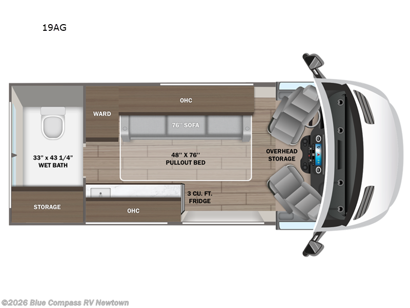 New 2027 Entegra Coach Launch 19AG available in Newtown, Connecticut