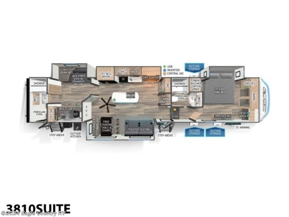 2024 Forest River Arctic Wolf 3810SUITE available in Eagle River, WI