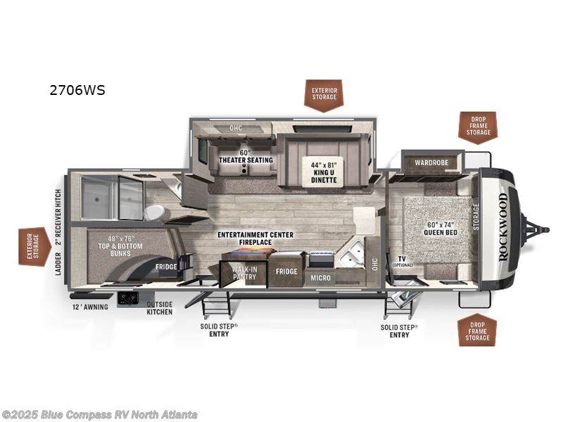 Used 2023 Forest River Rockwood Ultra Lite 2706WS available in Buford, Georgia
