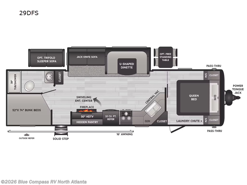 Used 2023 Keystone Hideout 29DFS available in Buford, Georgia