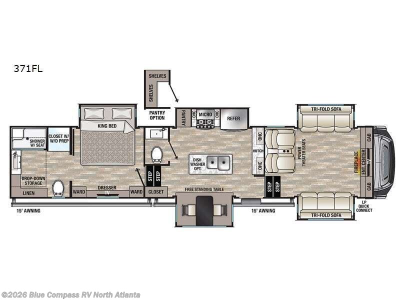 Used 2021 Forest River Cedar Creek 371FL available in Buford, Georgia