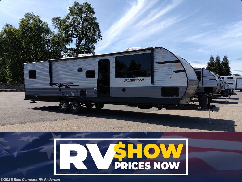 New 2026 Forest River Aurora 34BHTS (2 Queen Beds) available in Anderson, California