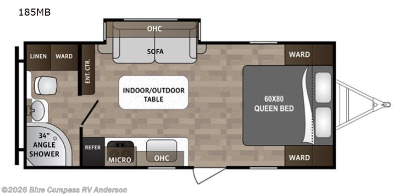 Used 2020  Dutchmen Kodiak Cub 185MB by Dutchmen from Blue Compass RV Anderson in Anderson, CA