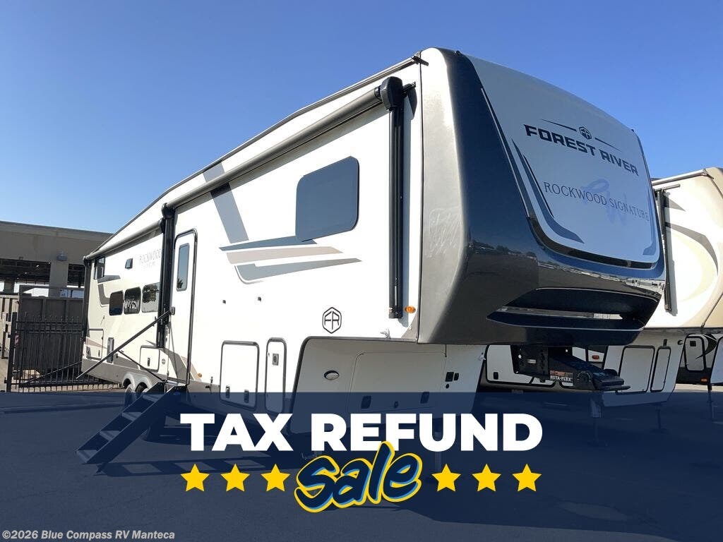 Used 2025 Forest River Rockwood Signature R374DBH available in Manteca, California