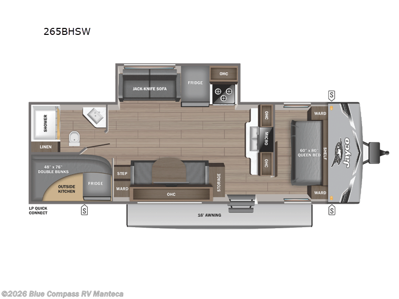 New 2026 Jayco Jay Flight SLX 265BHSW available in Manteca, California