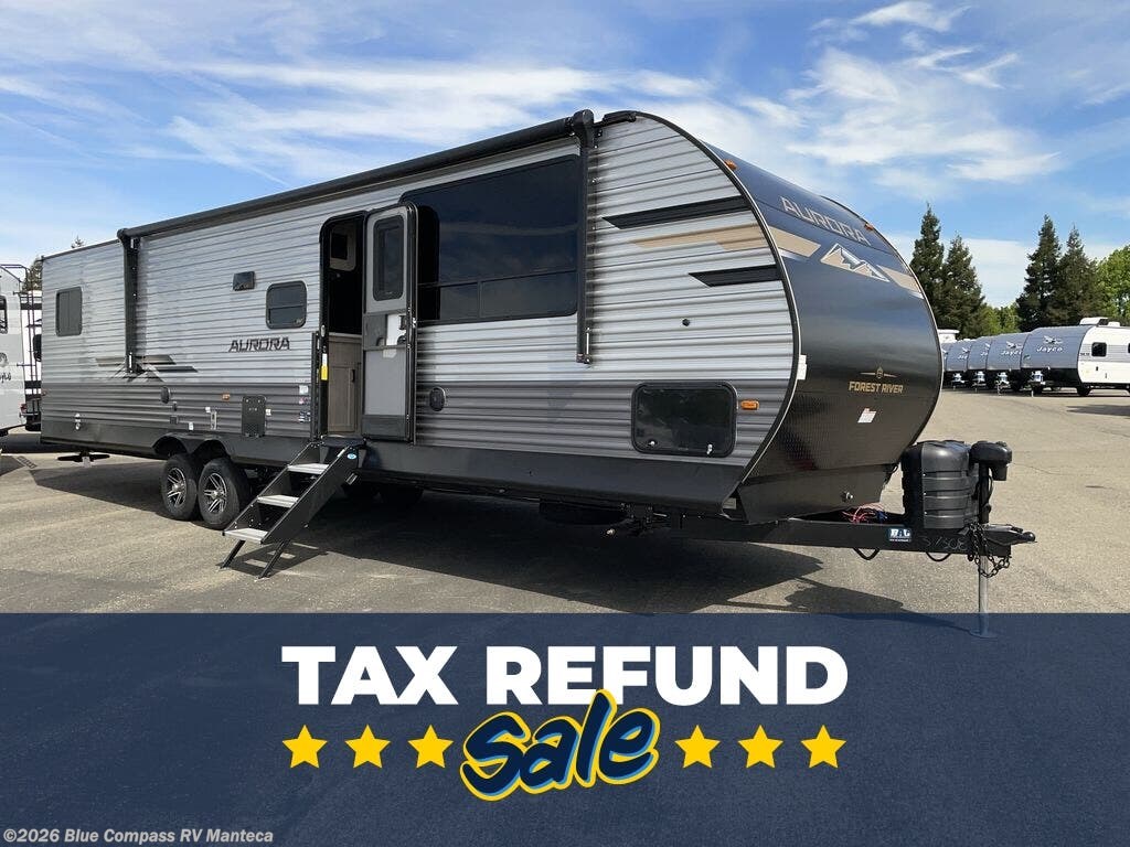 New 2026 Forest River Aurora 34BHTS (2 Queen Beds) available in Manteca, California