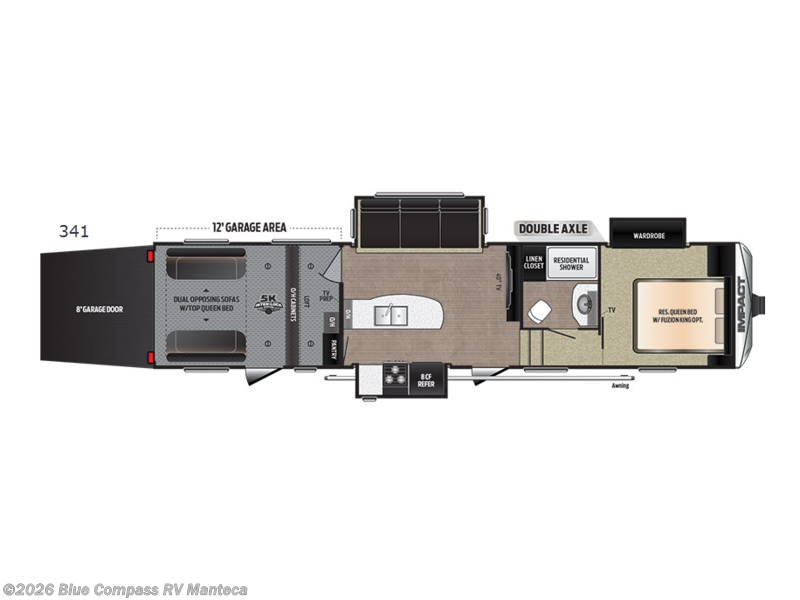 Used 2019 Keystone Impact 341 available in Manteca, California