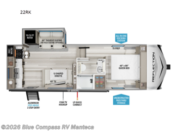 Used 2025 Grand Design Reflection 100 Series 22RK available in Manteca, California
