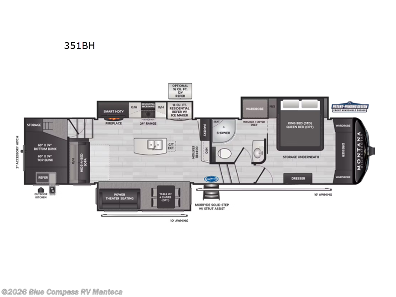 Used 2024 Keystone Montana High Country 351BH available in Manteca, California