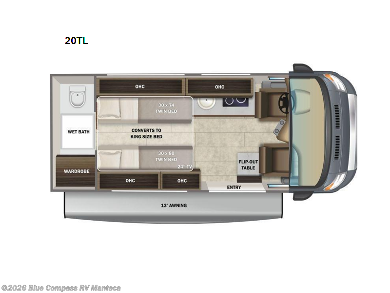 Used 2022 Entegra Coach Ethos Li 20TL available in Manteca, California