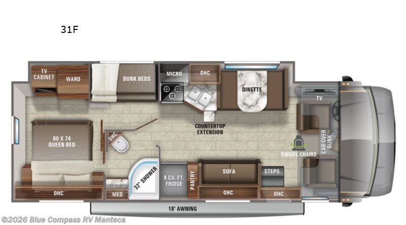 Used 2021 Jayco Greyhawk 31F available in Manteca, California