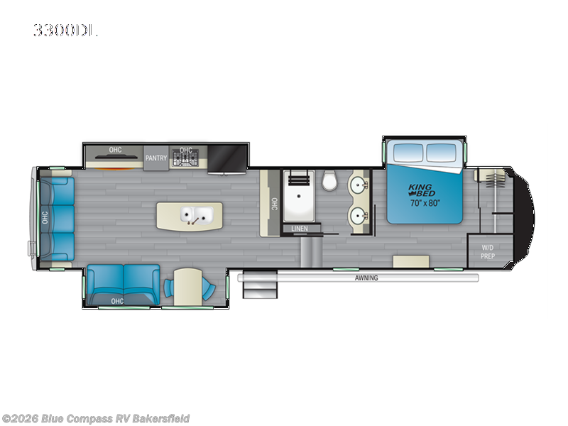 Used 2022 Heartland Bighorn 3300DL available in Bakersfield, California