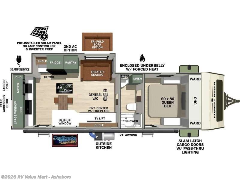 New 2026 Forest River No Boundaries 20.6 Beast Mode available in Franklinville, North Carolina