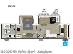 New 2027 Forest River Wildwood Heritage Glen 261FKRB available in Franklinville, North Carolina