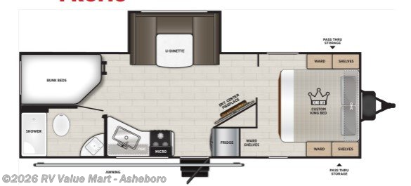 New 2027  Forest River Wildwood X-Lite 24DBXL by Forest River from RV Value Mart - Asheboro in Franklinville, NC