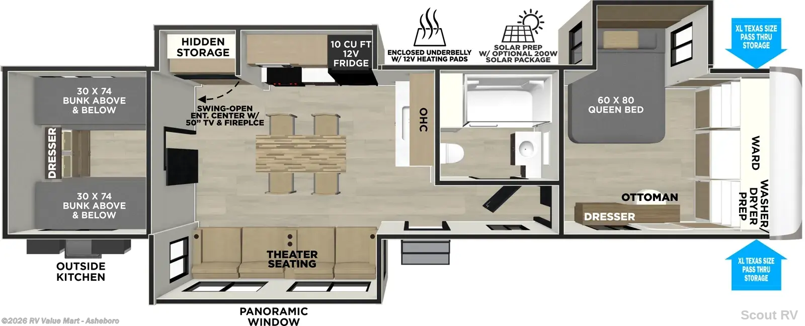 New 2027 Forest River Wildwood Heritage Glen 301FAM available in Franklinville, North Carolina