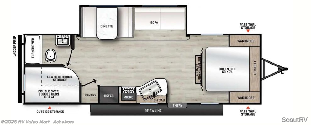New 2027  Coachmen Catalina Summit Series 8 261BHS by Coachmen from RV Value Mart - Asheboro in Franklinville, NC