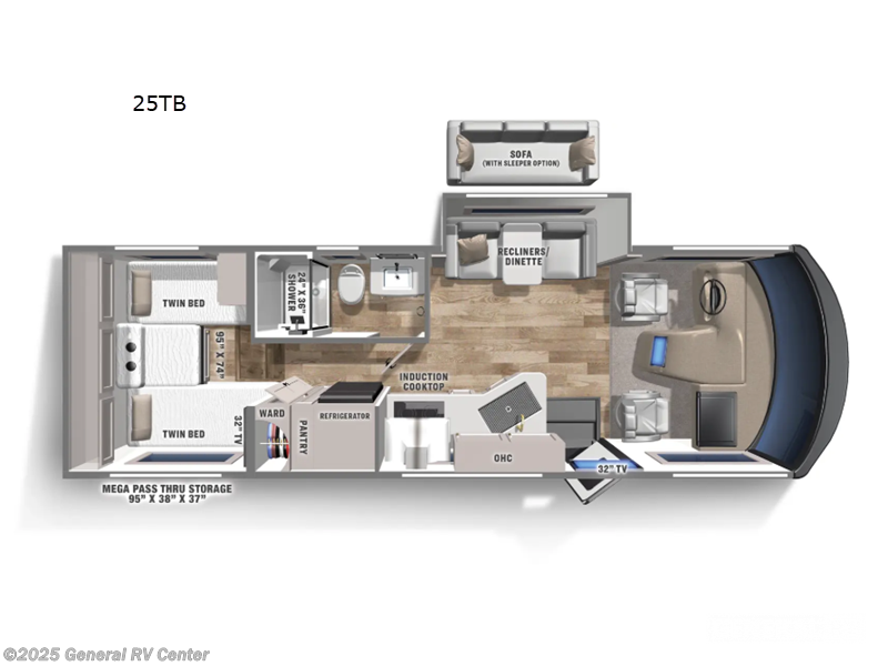 New 2026 Coachmen Euro 25TB available in Fort Pierce, Florida