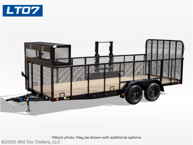 2027 Load Trail LT 83" x 16' Tandem Axle Landscape Trailer 2027 Load Trail LT 83" x 16' Tandem Axle Landscape Trailer