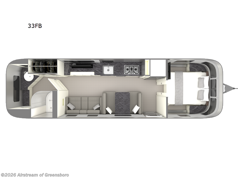 New 2026  Airstream Classic 33FB by Airstream from Airstream of Greensboro in Colfax, NC