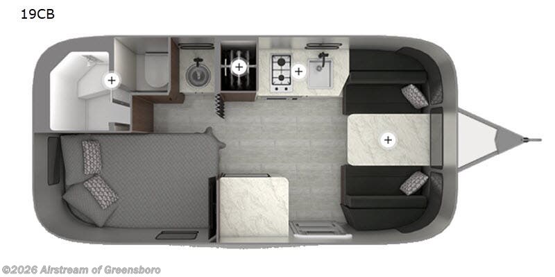 Used 2020 Airstream Caravel 19CB available in Colfax, North Carolina