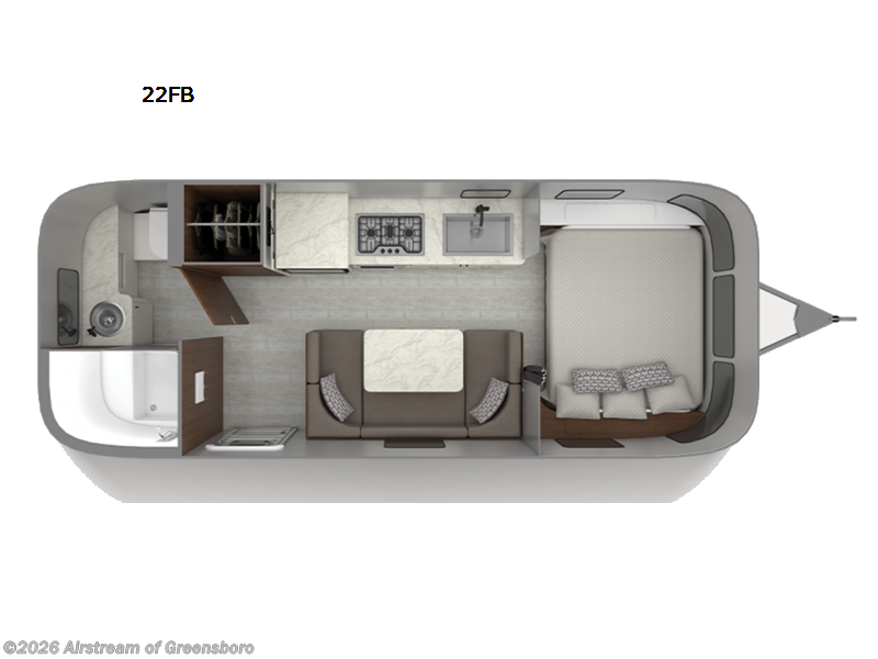 Used 2023 Airstream Caravel 22FB available in Colfax, North Carolina